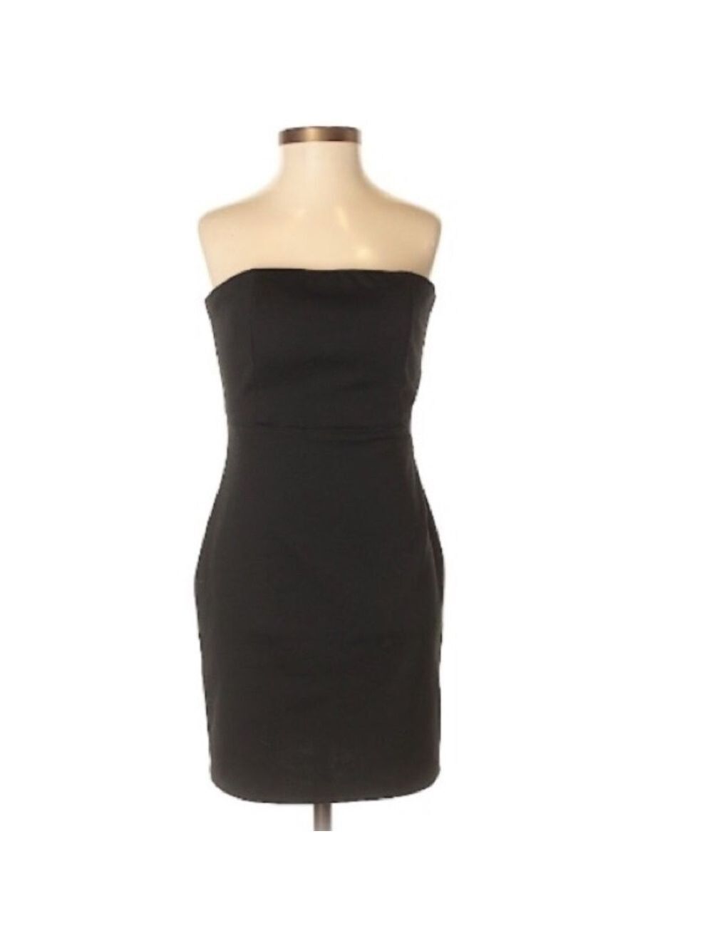 Forever 21 Black Mesh Cutout Bodycon Little Black Dress - Picture 3 of 6